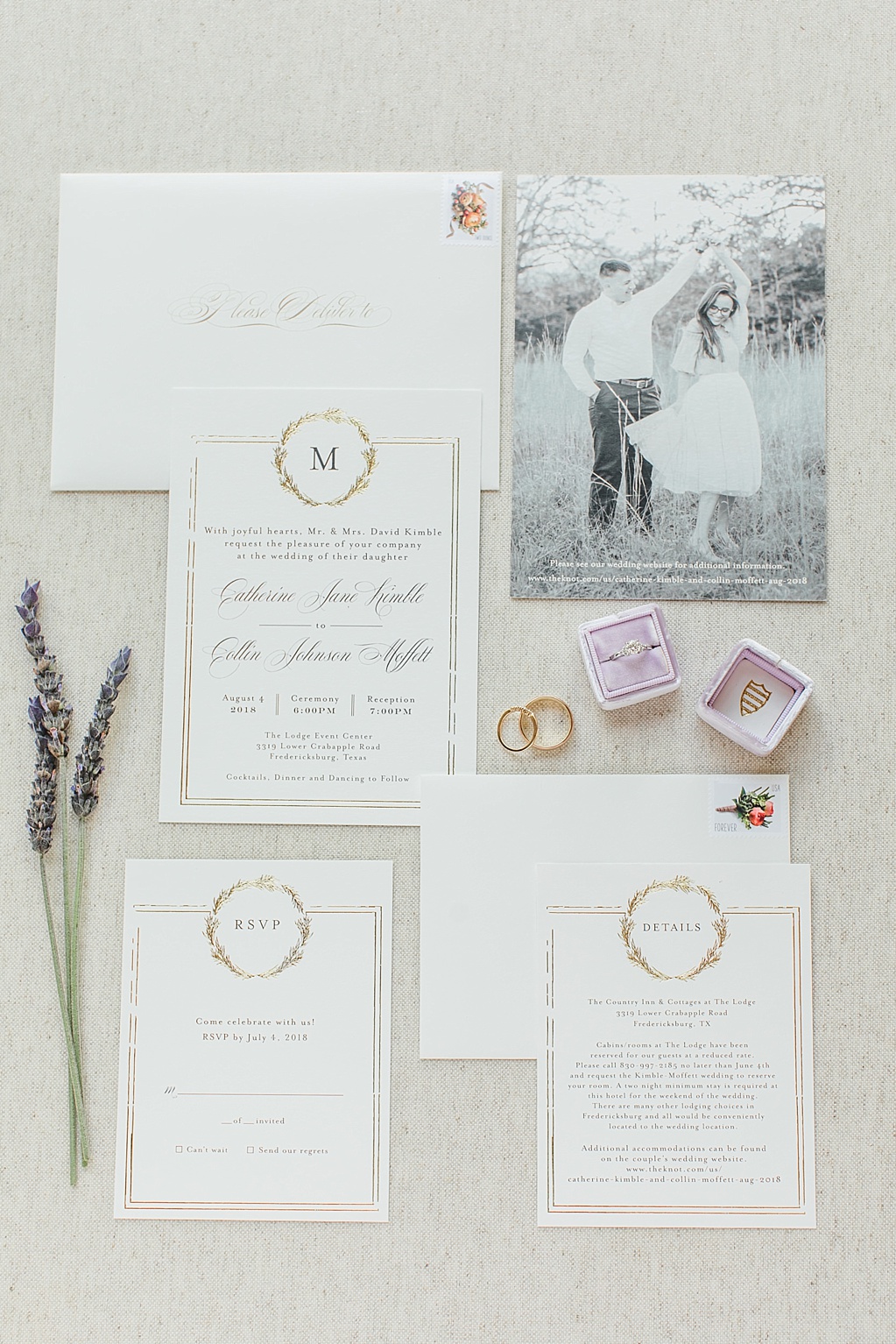 A lavender and ivory summer wedding at the lodge at country inn cottages in Fredericksburg tx by Allison Jeffers photography 0002