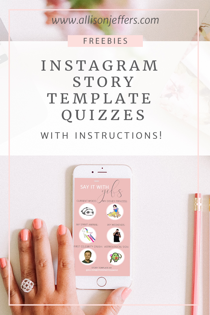 INSTAGRAM STORY TEMPLATE QUIZZES