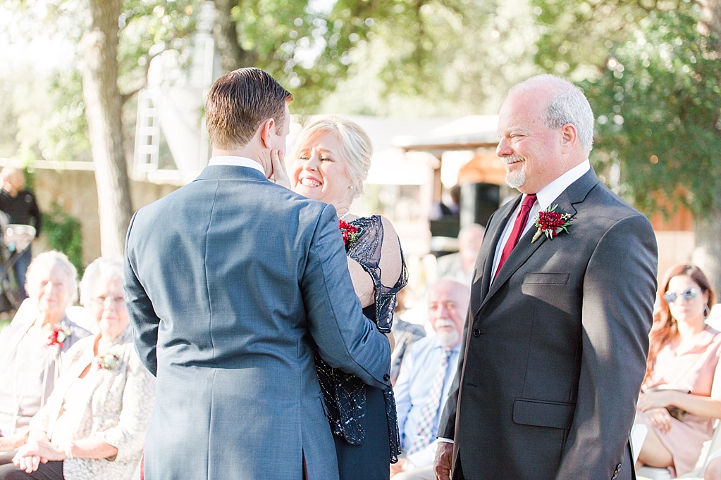 Burgundy Fall Wedding at CW Hill Country Ranch in Boerne Texas by Allison Jeffers Photography 0046