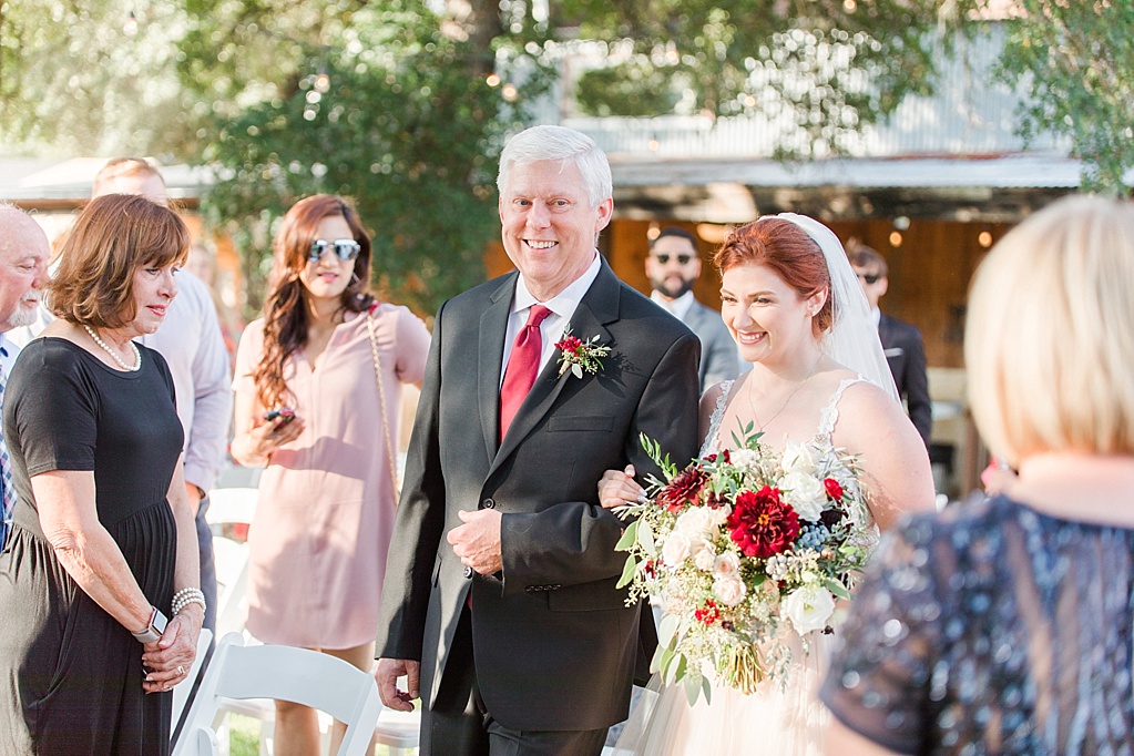 Burgundy Fall Wedding at CW Hill Country Ranch in Boerne Texas by Allison Jeffers Photography 0054