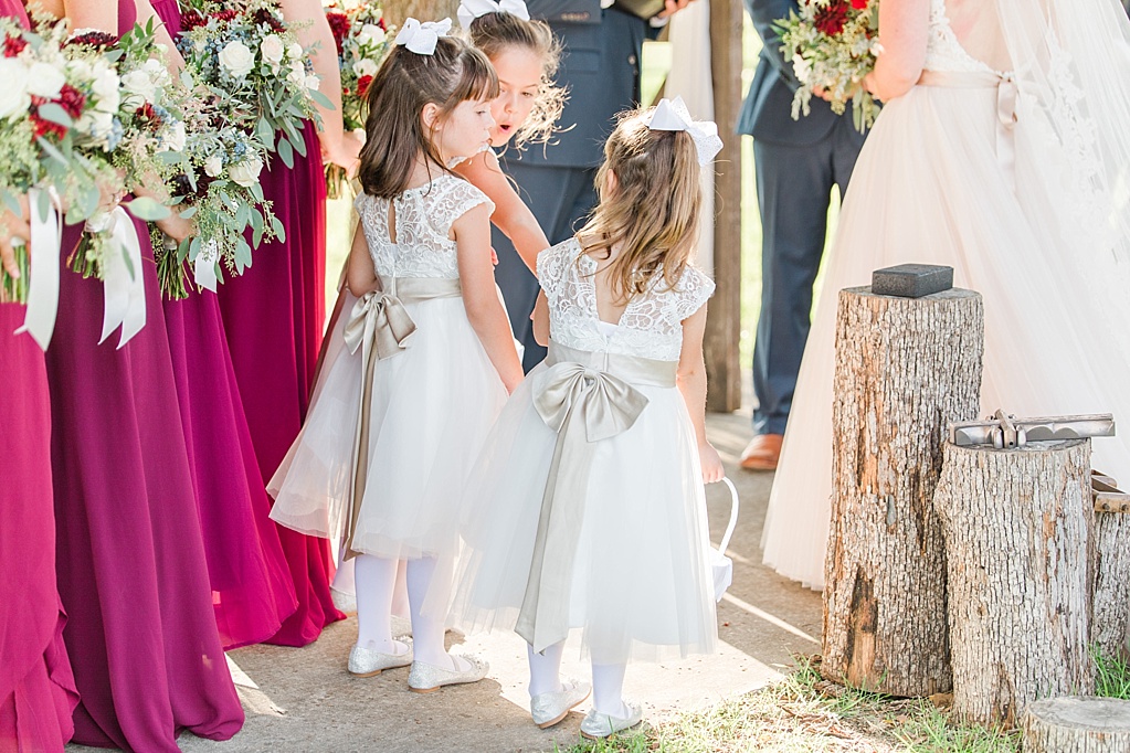 Burgundy Fall Wedding at CW Hill Country Ranch in Boerne Texas by Allison Jeffers Photography 0056