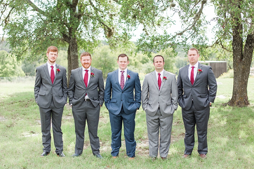 Burgundy Fall Wedding at CW Hill Country Ranch in Boerne Texas by Allison Jeffers Photography 0074