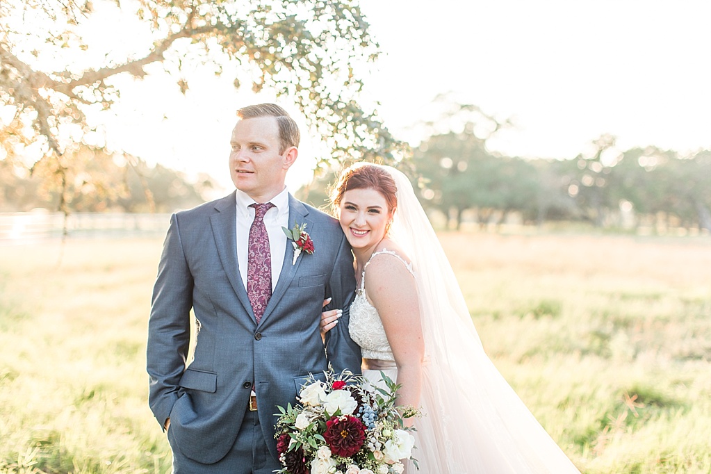 Burgundy Fall Wedding at CW Hill Country Ranch in Boerne Texas by Allison Jeffers Photography 0100