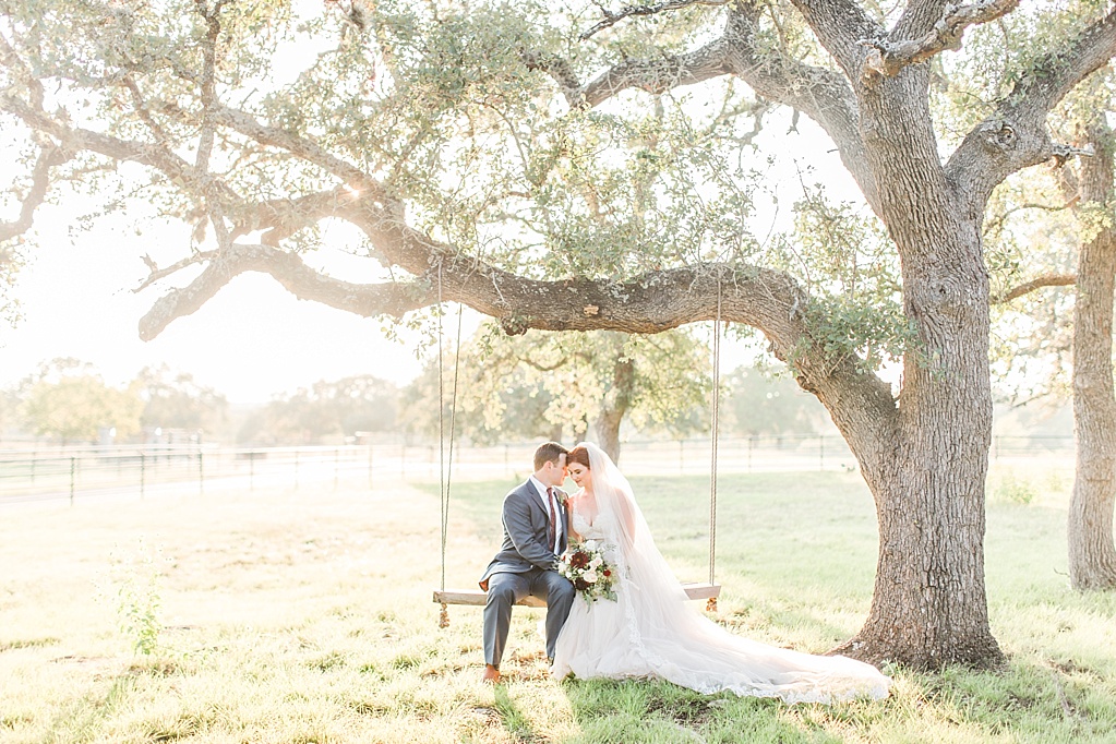Burgundy Fall Wedding at CW Hill Country Ranch in Boerne Texas by Allison Jeffers Photography 0104