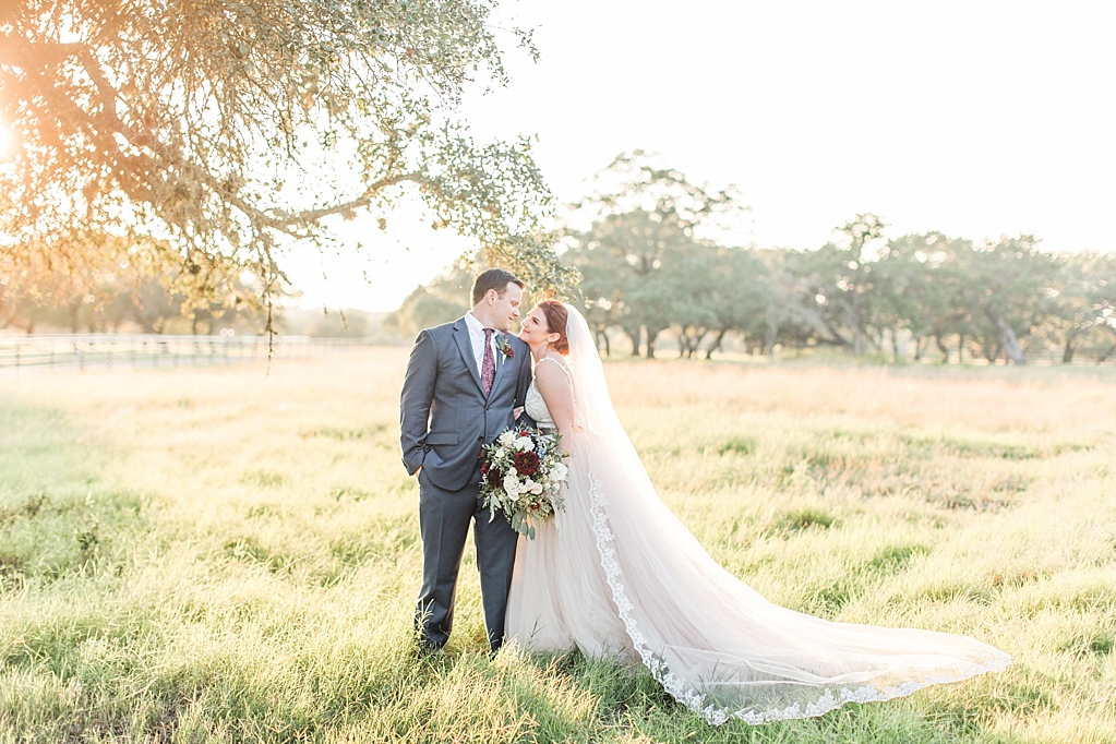 Burgundy Fall Wedding at CW Hill Country Ranch in Boerne Texas by Allison Jeffers Photography 0105