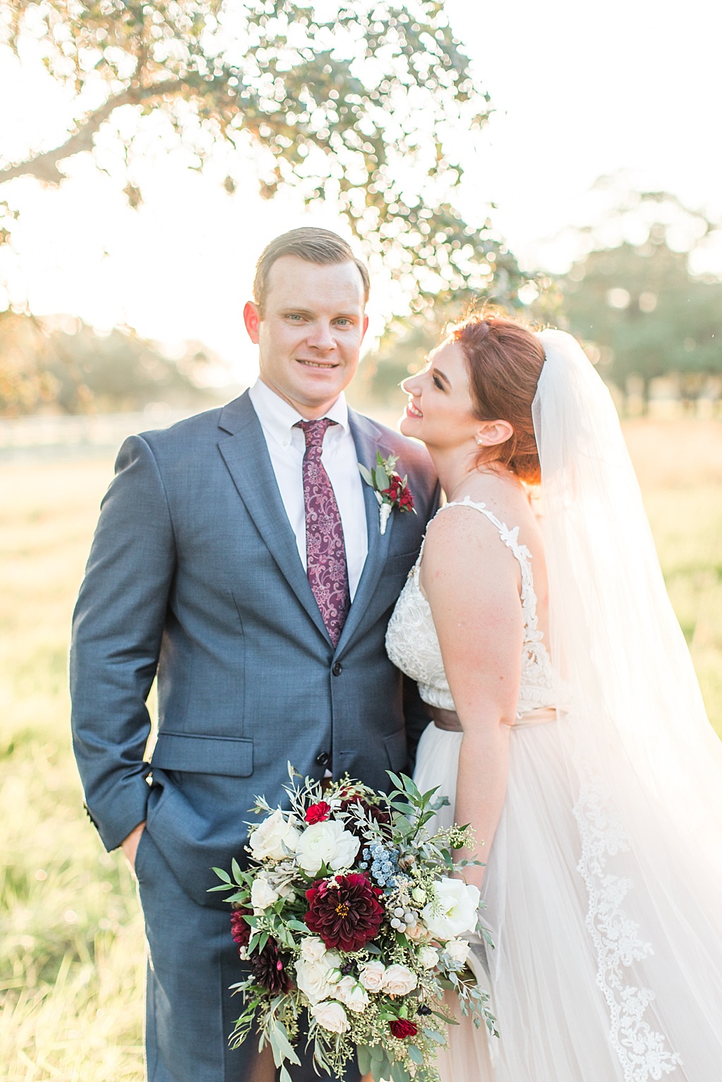 Burgundy Fall Wedding at CW Hill Country Ranch in Boerne Texas by Allison Jeffers Photography 0106