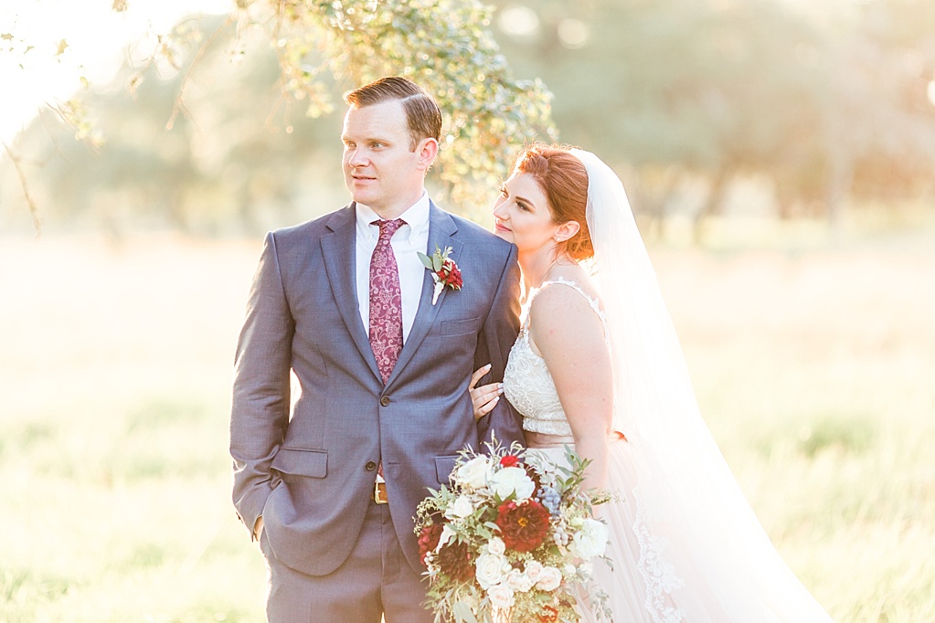 Burgundy Fall Wedding at CW Hill Country Ranch in Boerne Texas by Allison Jeffers Photography 0123