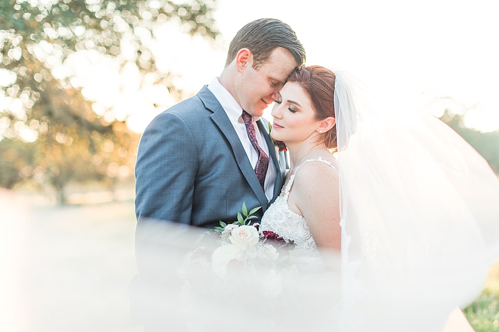 Burgundy Fall Wedding at CW Hill Country Ranch in Boerne Texas by Allison Jeffers Photography 0127