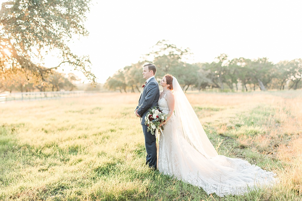 Burgundy Fall Wedding at CW Hill Country Ranch in Boerne Texas by Allison Jeffers Photography 0129