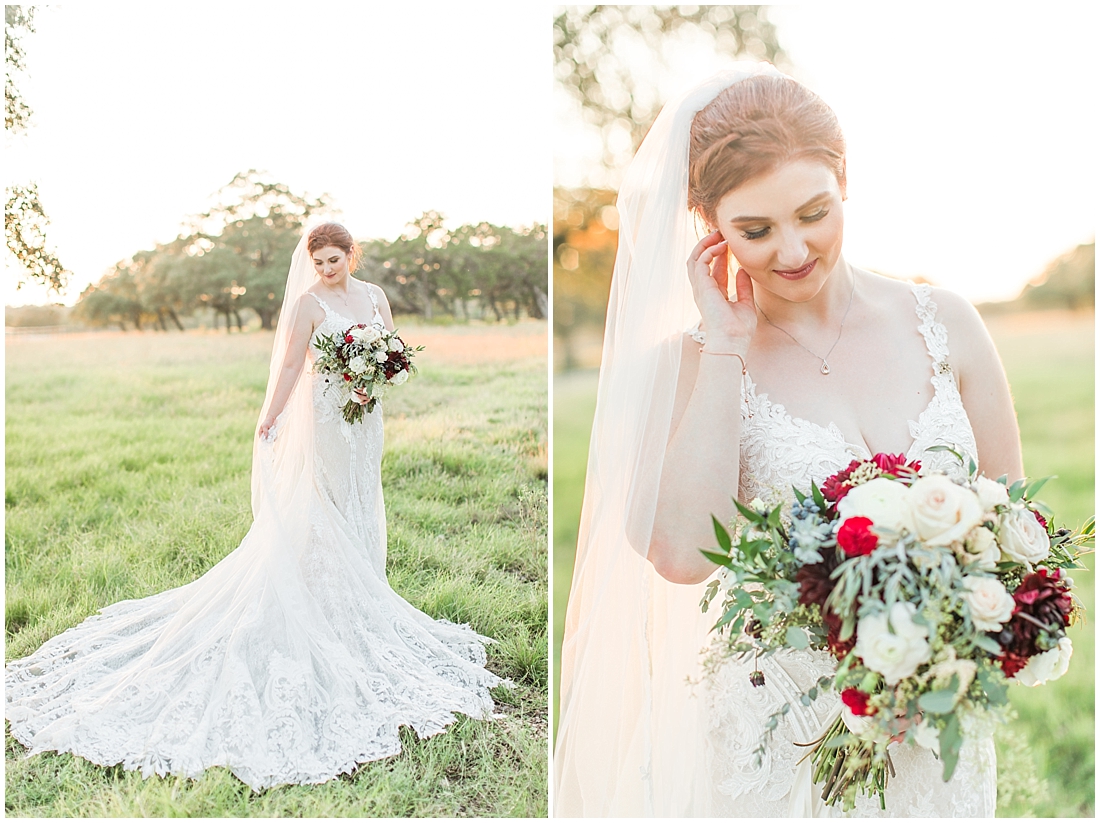 Burgundy Fall Wedding at CW Hill Country Ranch in Boerne Texas by Allison Jeffers Photography 0130
