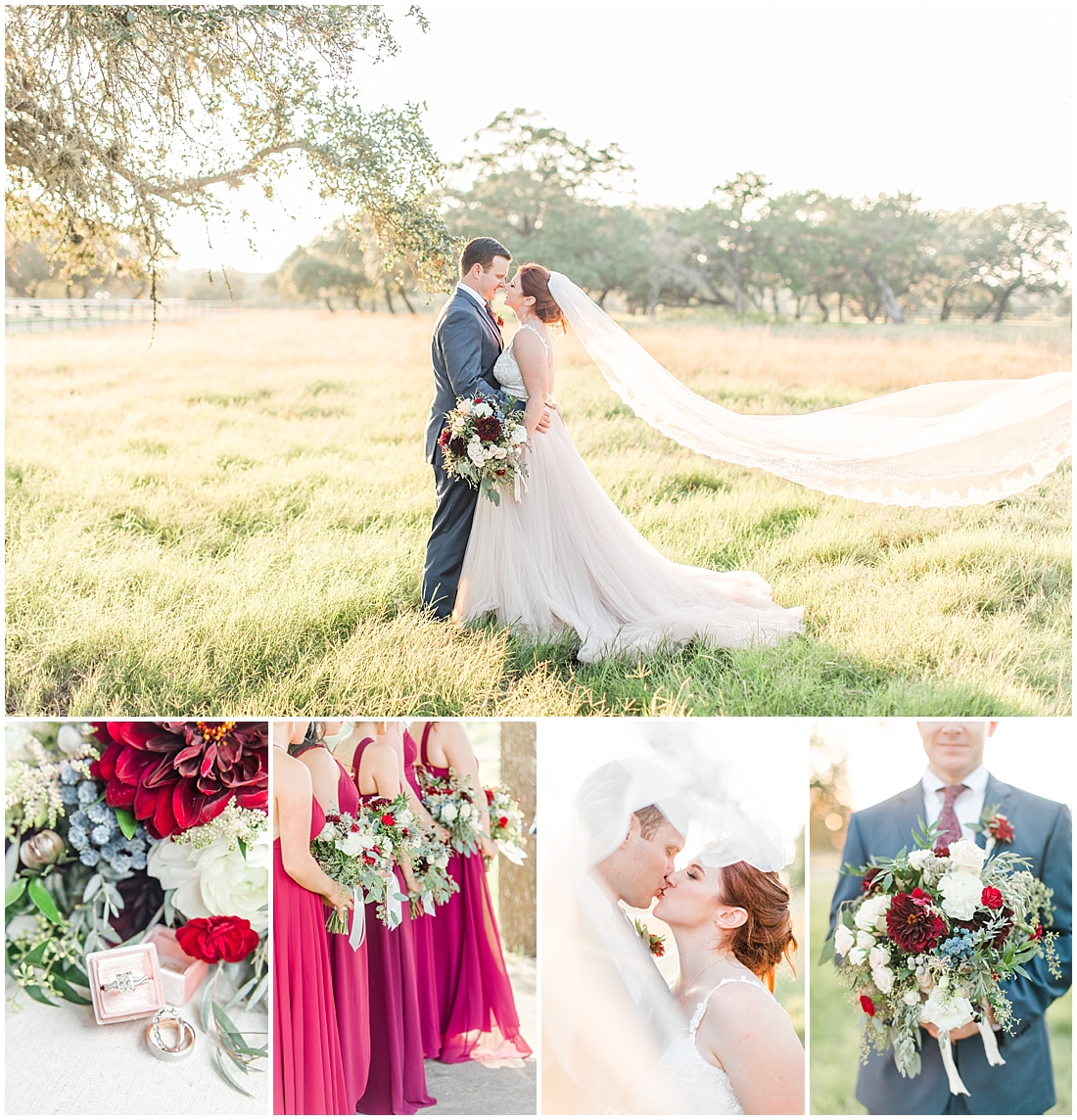 Burgundy Fall Wedding at CW Hill Country Ranch in Boerne Texas by Allison Jeffers Photography 0166