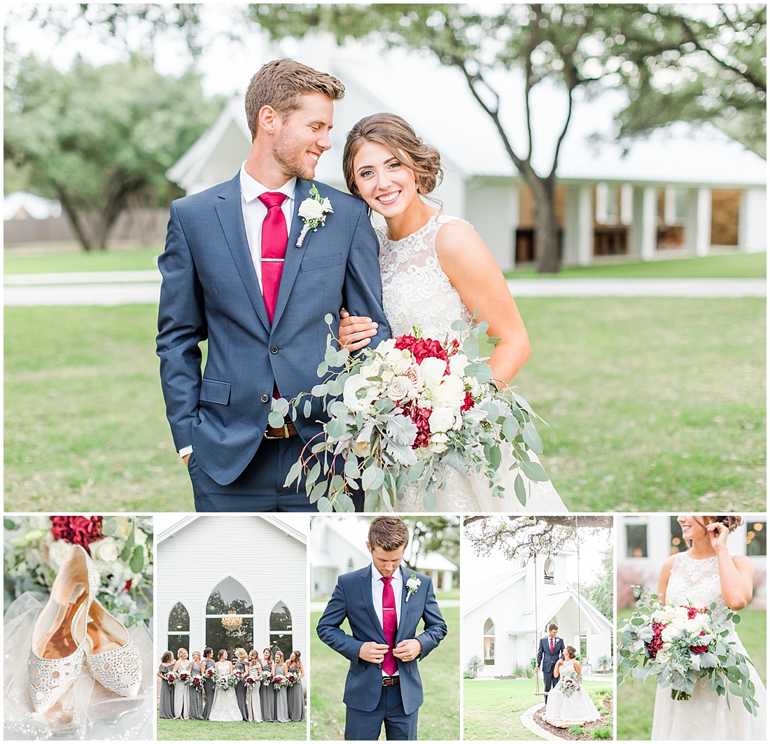 The Chandelier of Gruene New Braunfels Wedding photos featuring burgundy, navy, and grey wedding colors by Allison Jeffers Photography 0181