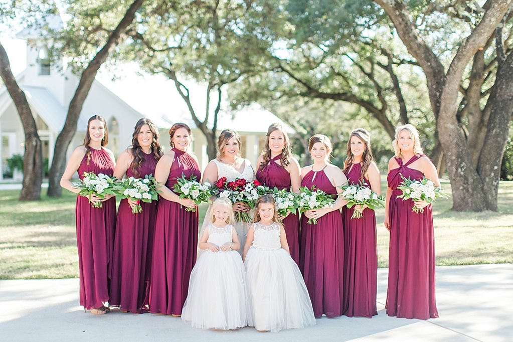 Burgundy Wedding at The Chandelier of Gruene in New Braunfels Texas By Allison Jeffers Wedding Photography 0055