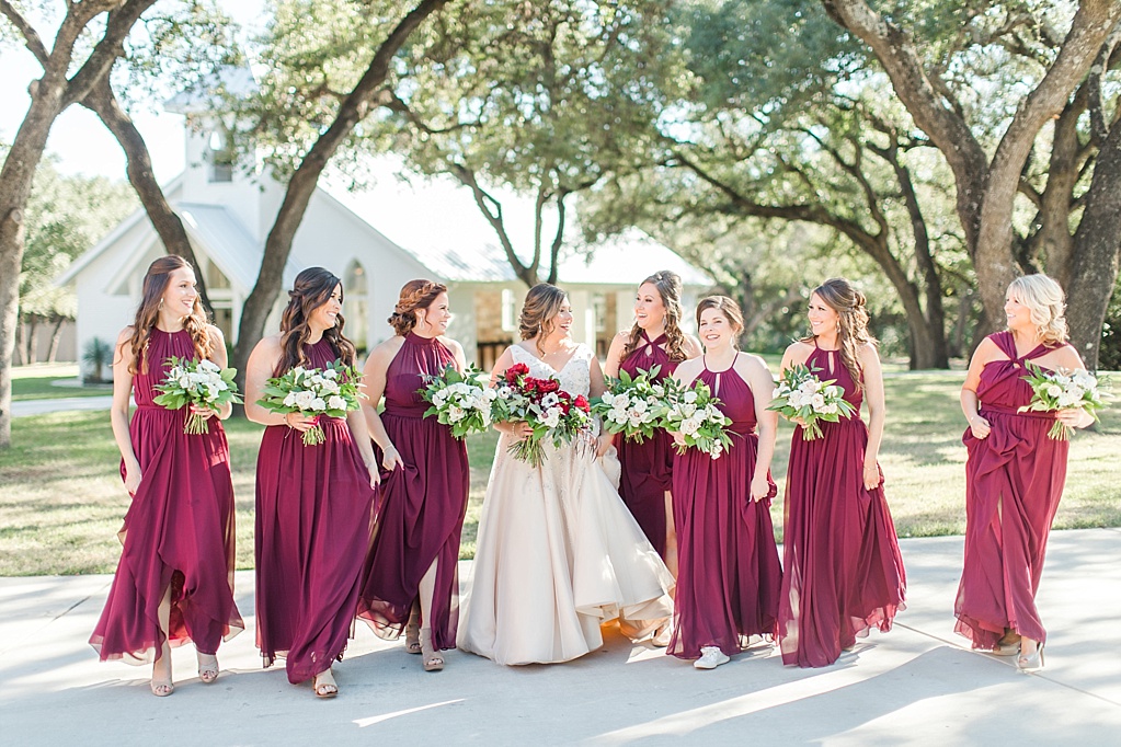 Burgundy Wedding at The Chandelier of Gruene in New Braunfels Texas By Allison Jeffers Wedding Photography 0063