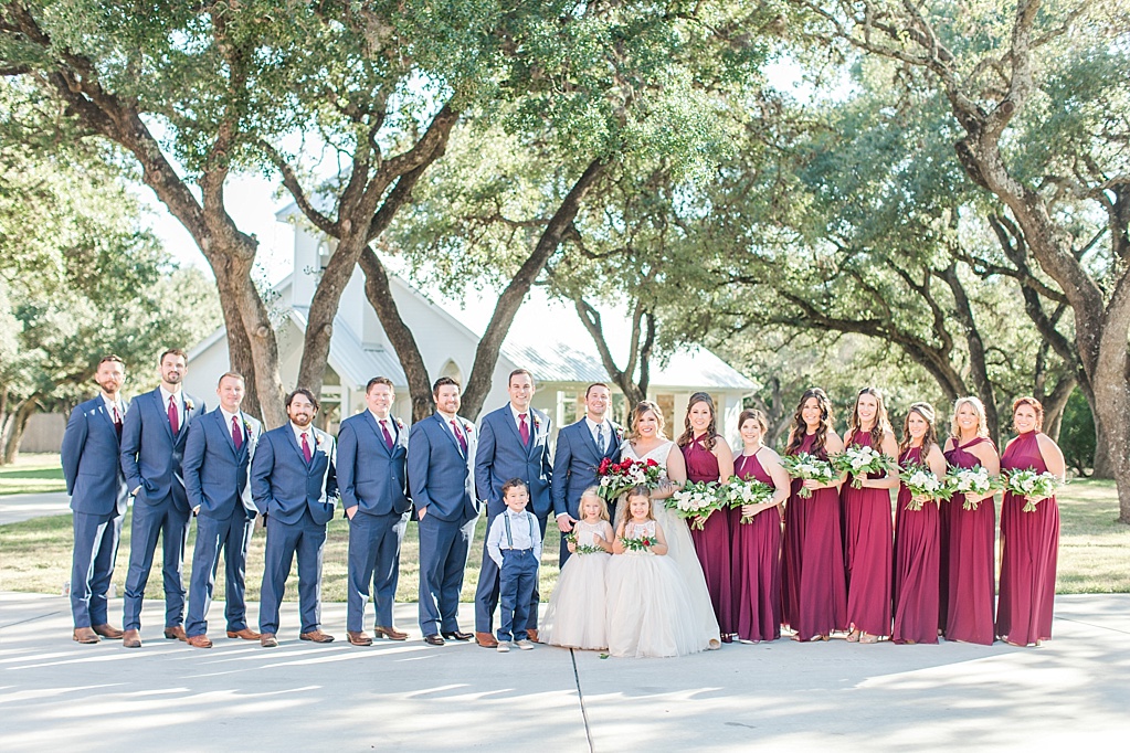 Burgundy Wedding at The Chandelier of Gruene in New Braunfels Texas By Allison Jeffers Wedding Photography 0065