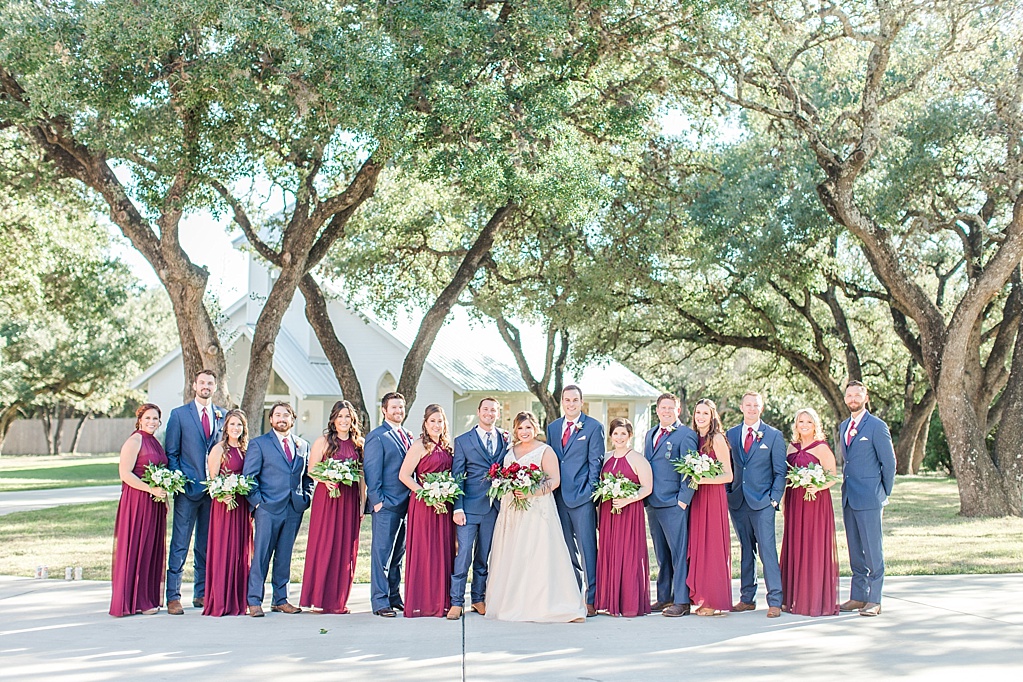 Burgundy Wedding at The Chandelier of Gruene in New Braunfels Texas By Allison Jeffers Wedding Photography 0066