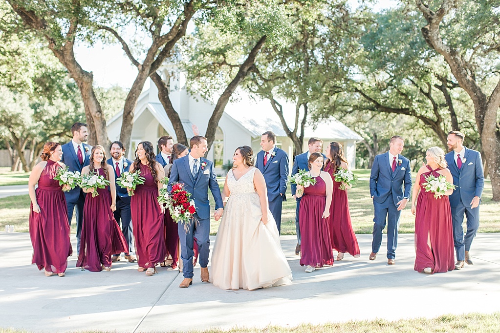 Burgundy Wedding at The Chandelier of Gruene in New Braunfels Texas By Allison Jeffers Wedding Photography 0070