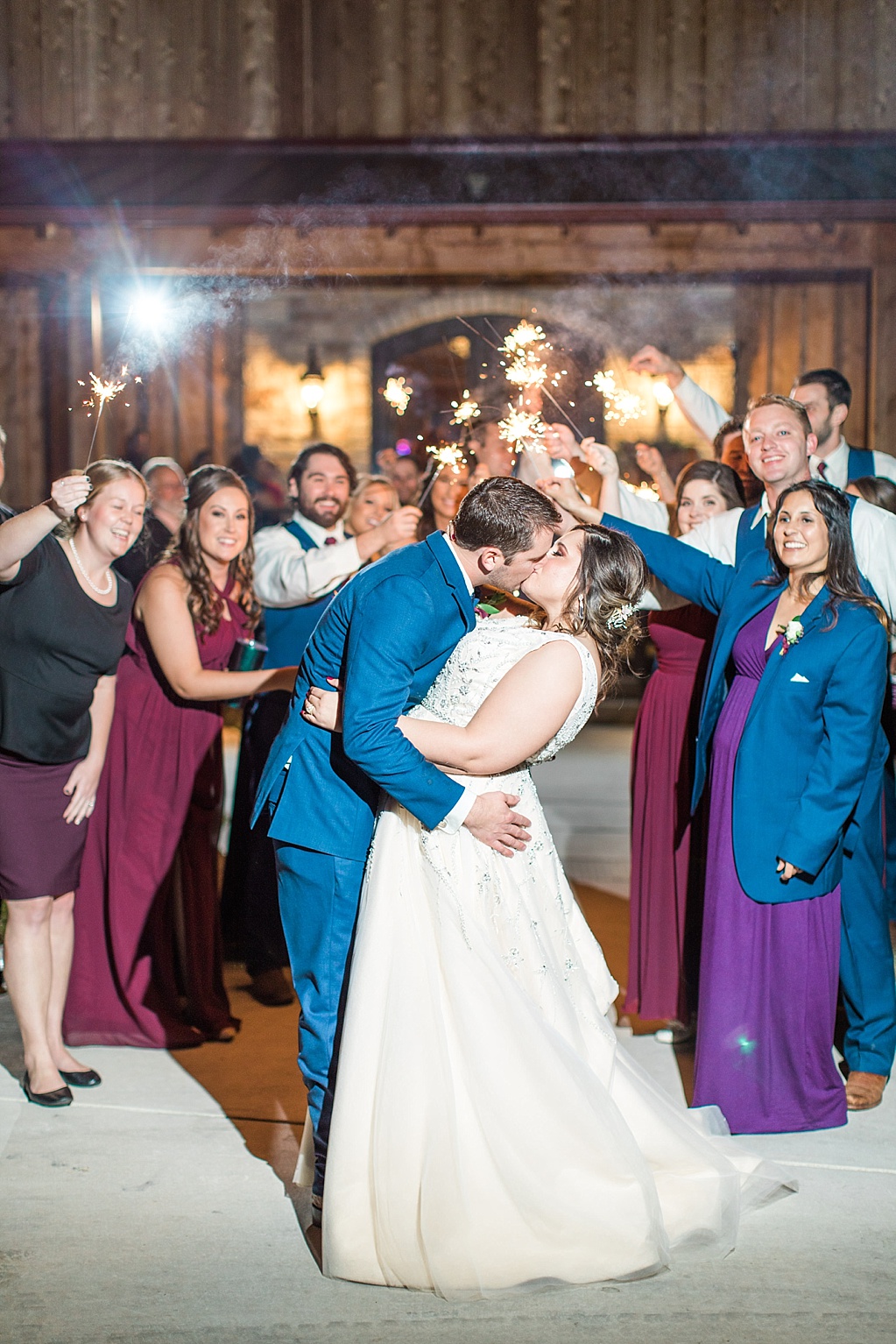 Burgundy Wedding at The Chandelier of Gruene in New Braunfels Texas By Allison Jeffers Wedding Photography 0194