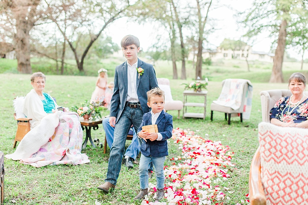Intimate Fall wedding with over the top flowers in Utopia Texas by Allison Jeffers Photography 0027