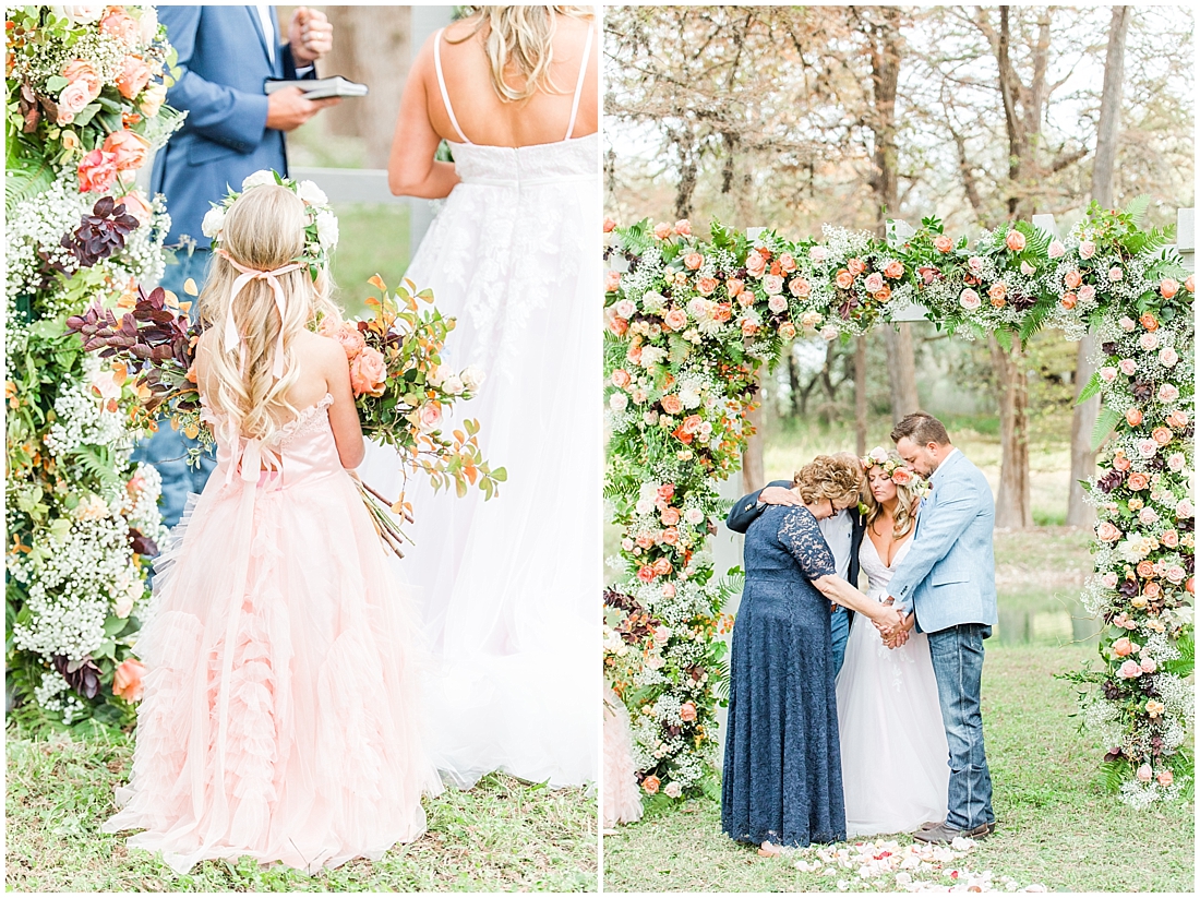 Intimate Fall wedding with over the top flowers in Utopia Texas by Allison Jeffers Photography 0042