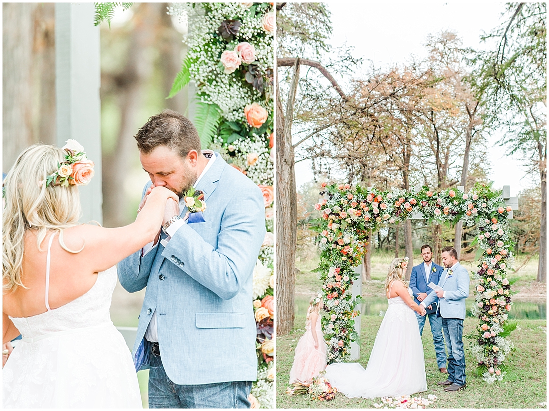 Intimate Fall wedding with over the top flowers in Utopia Texas by Allison Jeffers Photography 0054