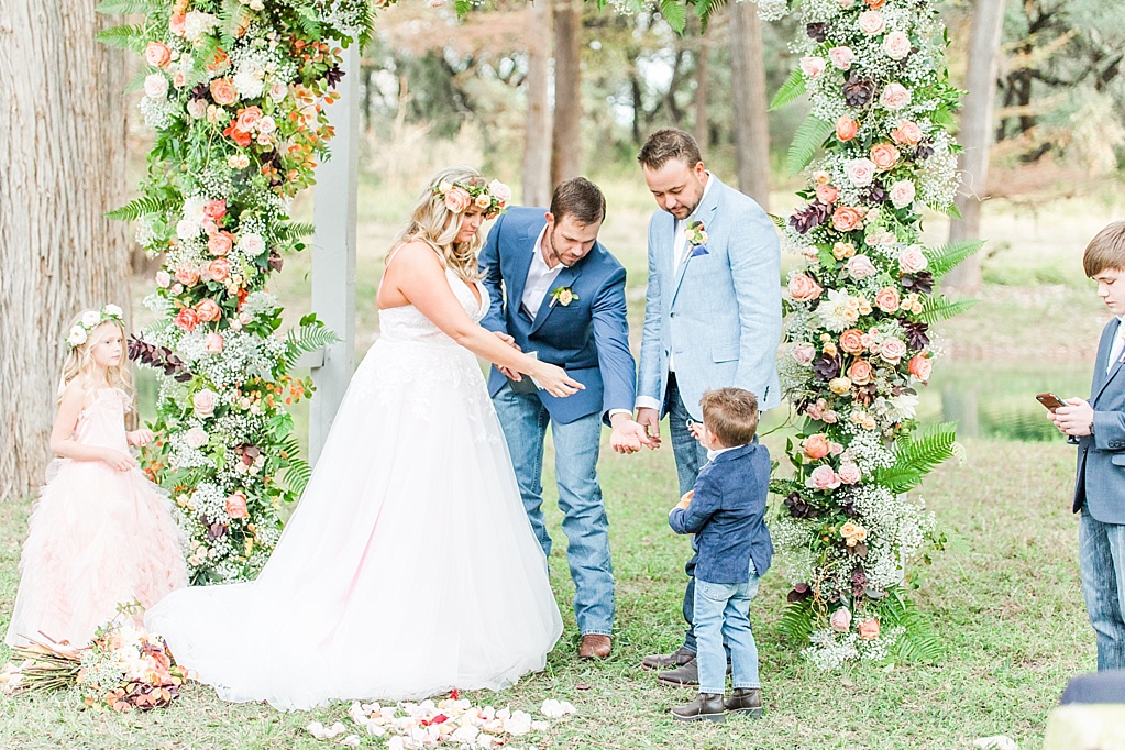 Intimate Fall wedding with over the top flowers in Utopia Texas by Allison Jeffers Photography 0057
