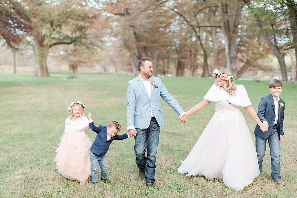 Intimate Fall wedding with over the top flowers in Utopia Texas by Allison Jeffers Photography 0082