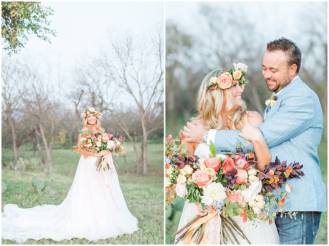 Intimate Fall wedding with over the top flowers in Utopia Texas by Allison Jeffers Photography 0101
