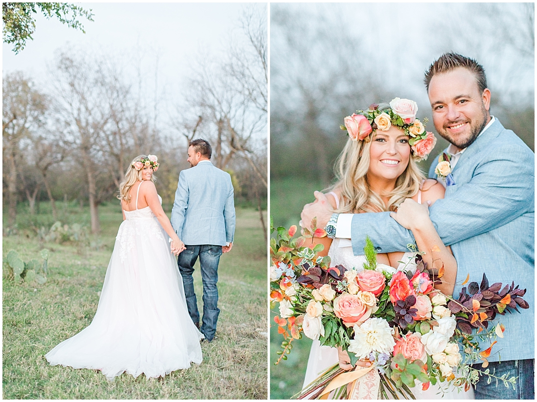 Intimate Fall wedding with over the top flowers in Utopia Texas by Allison Jeffers Photography 0104