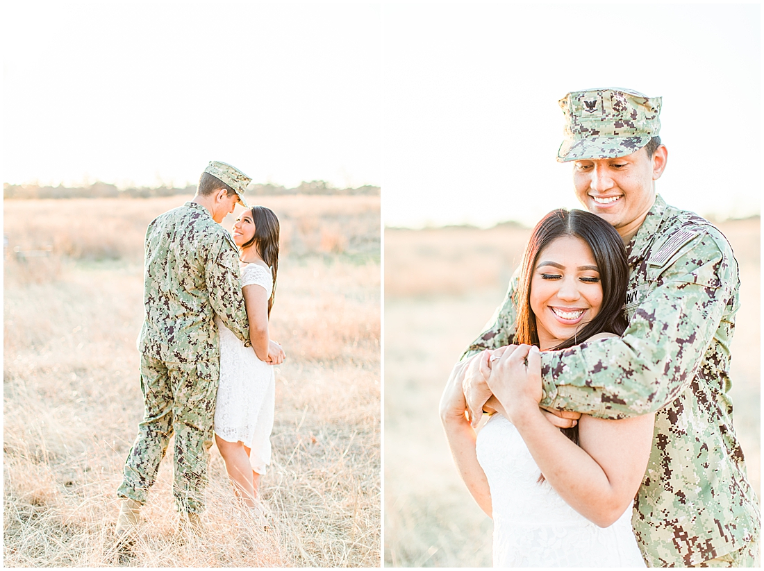 cibolo nature center engagement session in Winter with golden grass 0056