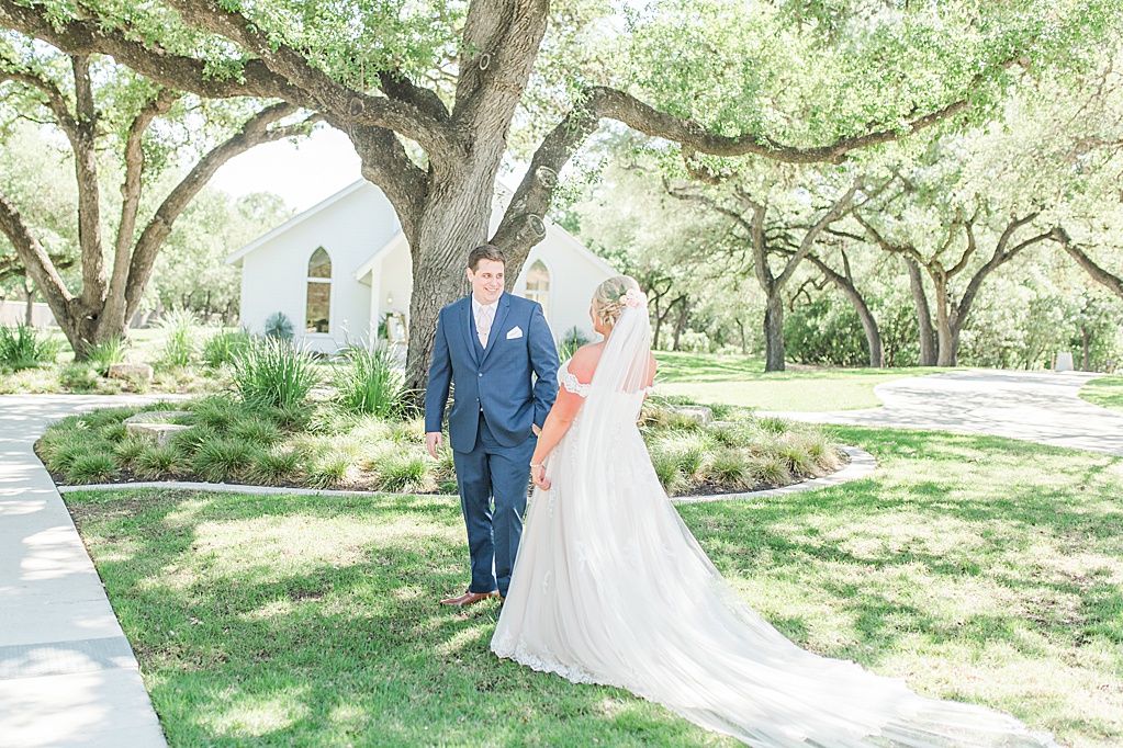 A spring blush and navy wedding at The Chandelier of Gruene Wedding Venue in New Braunfels Texas 0022