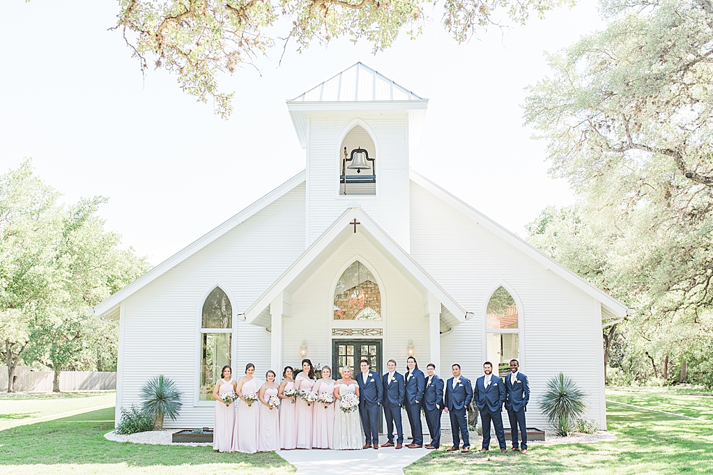 A spring blush and navy wedding at The Chandelier of Gruene Wedding Venue in New Braunfels Texas 0035