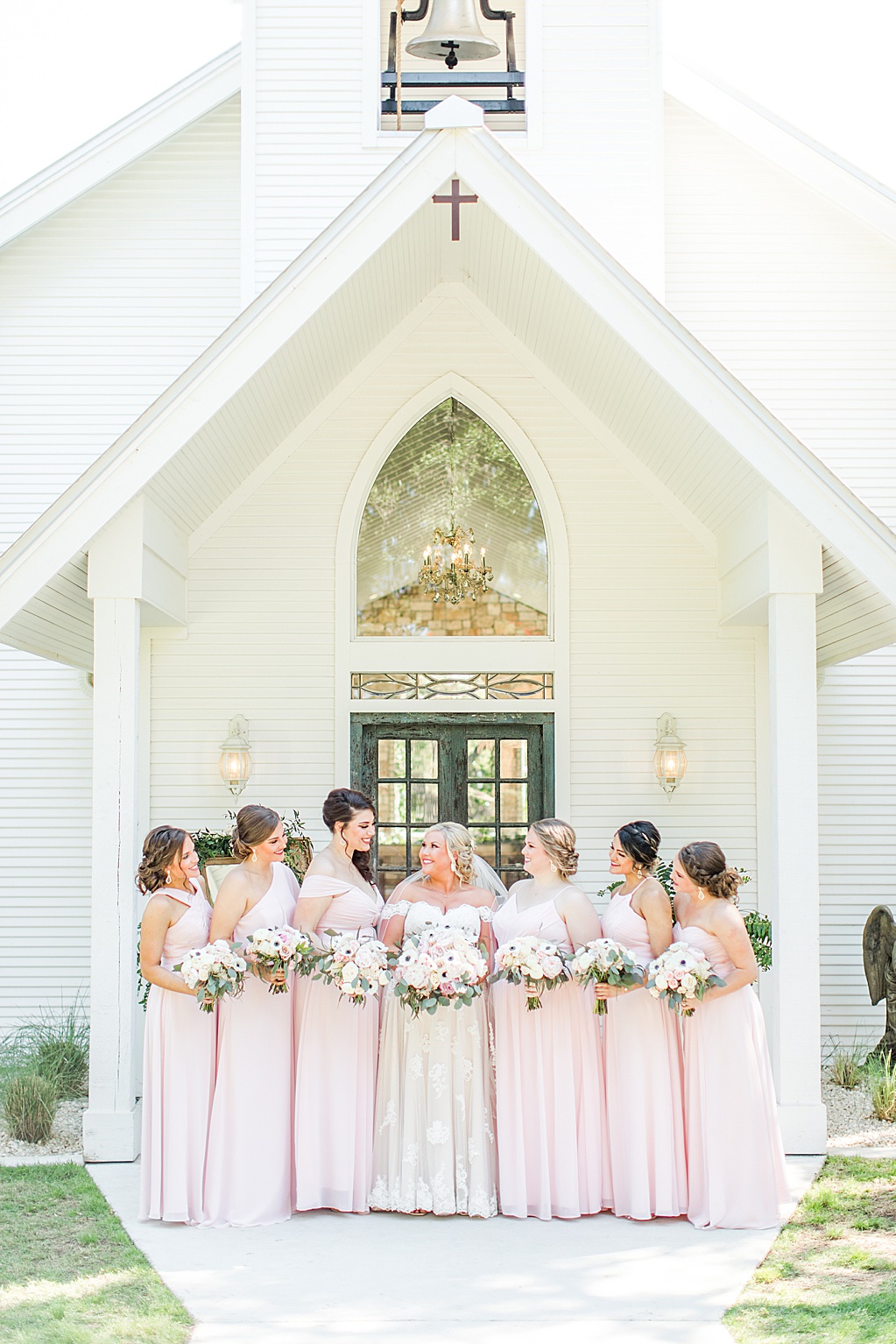 A spring blush and navy wedding at The Chandelier of Gruene Wedding Venue in New Braunfels Texas 0039
