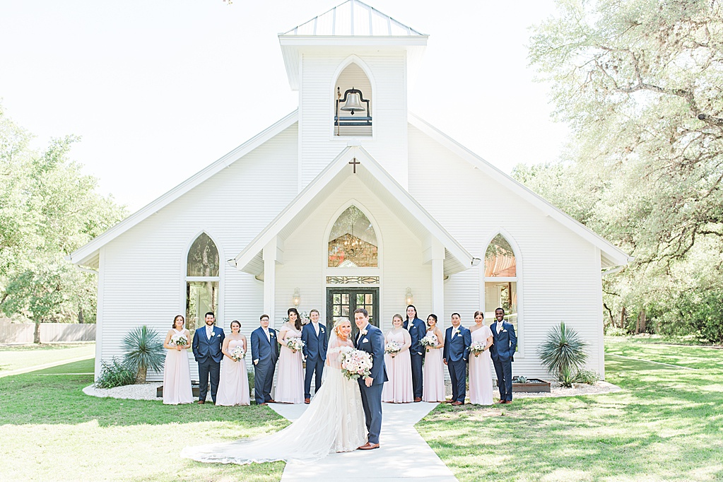 A spring blush and navy wedding at The Chandelier of Gruene Wedding Venue in New Braunfels Texas 0045