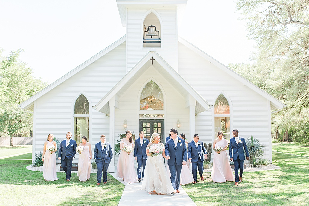 A spring blush and navy wedding at The Chandelier of Gruene Wedding Venue in New Braunfels Texas 0047