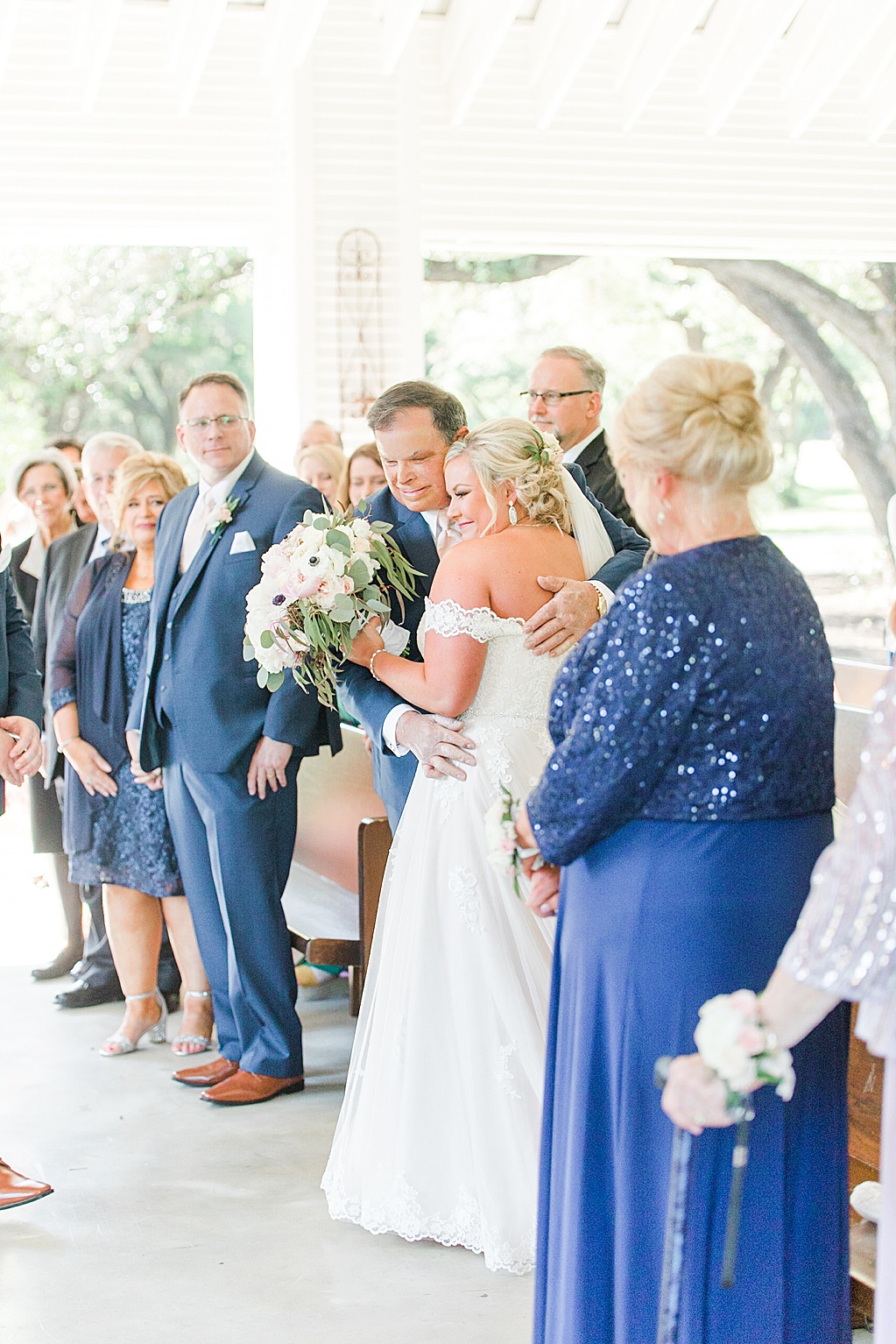 A spring blush and navy wedding at The Chandelier of Gruene Wedding Venue in New Braunfels Texas 0064