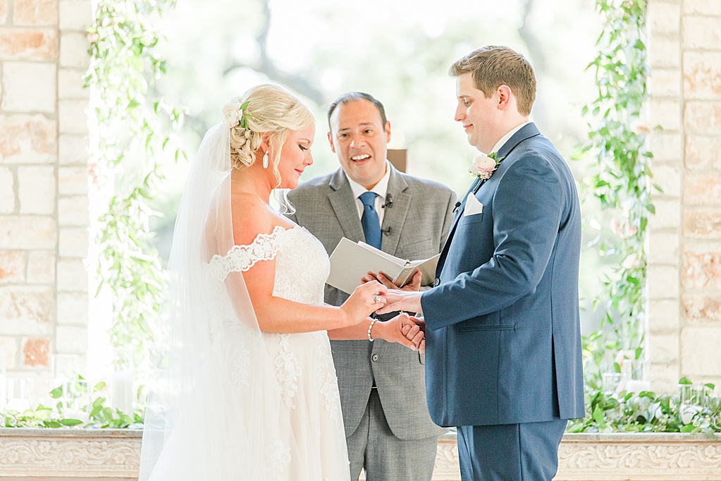 A spring blush and navy wedding at The Chandelier of Gruene Wedding Venue in New Braunfels Texas 0077