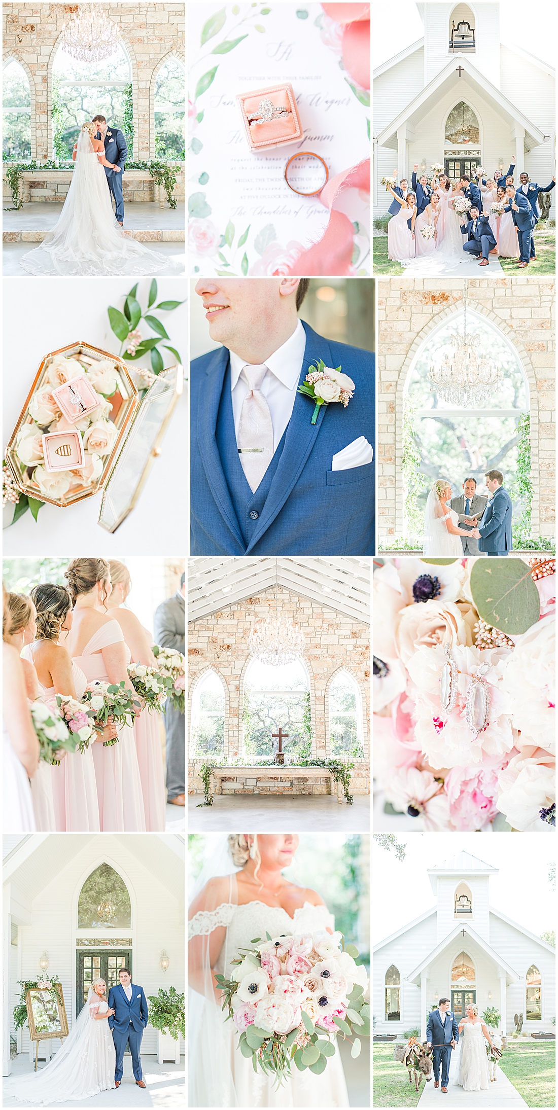 A spring blush and navy wedding at The Chandelier of Gruene Wedding Venue in New Braunfels Texas 0148