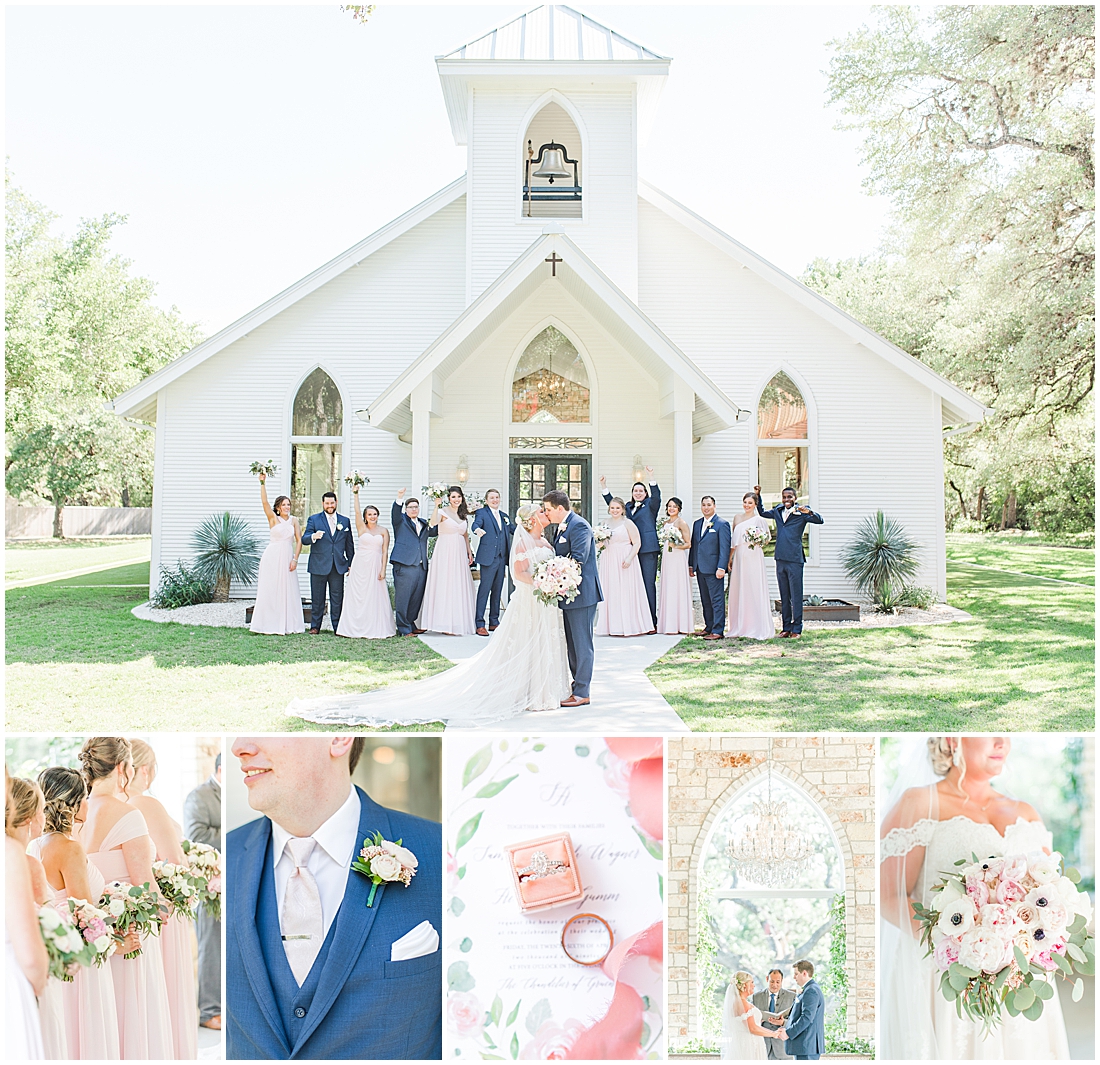 A spring blush and navy wedding at The Chandelier of Gruene Wedding Venue in New Braunfels Texas 0149