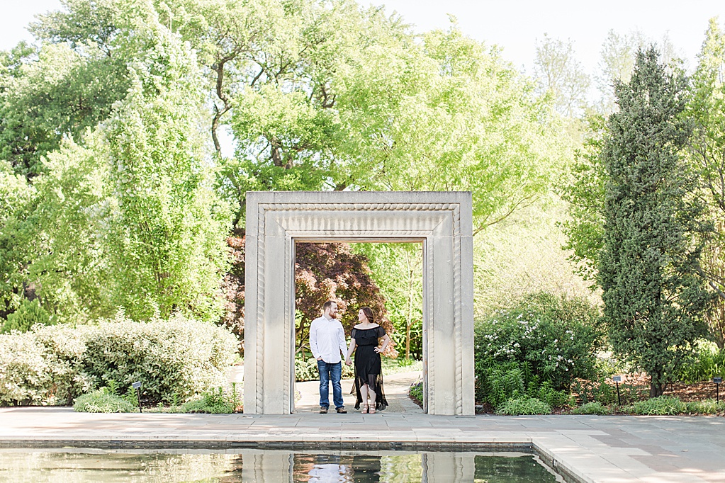 Dallas Engagement Session at Dallas Arboretum and Botanical Gardens in the Spring 0008