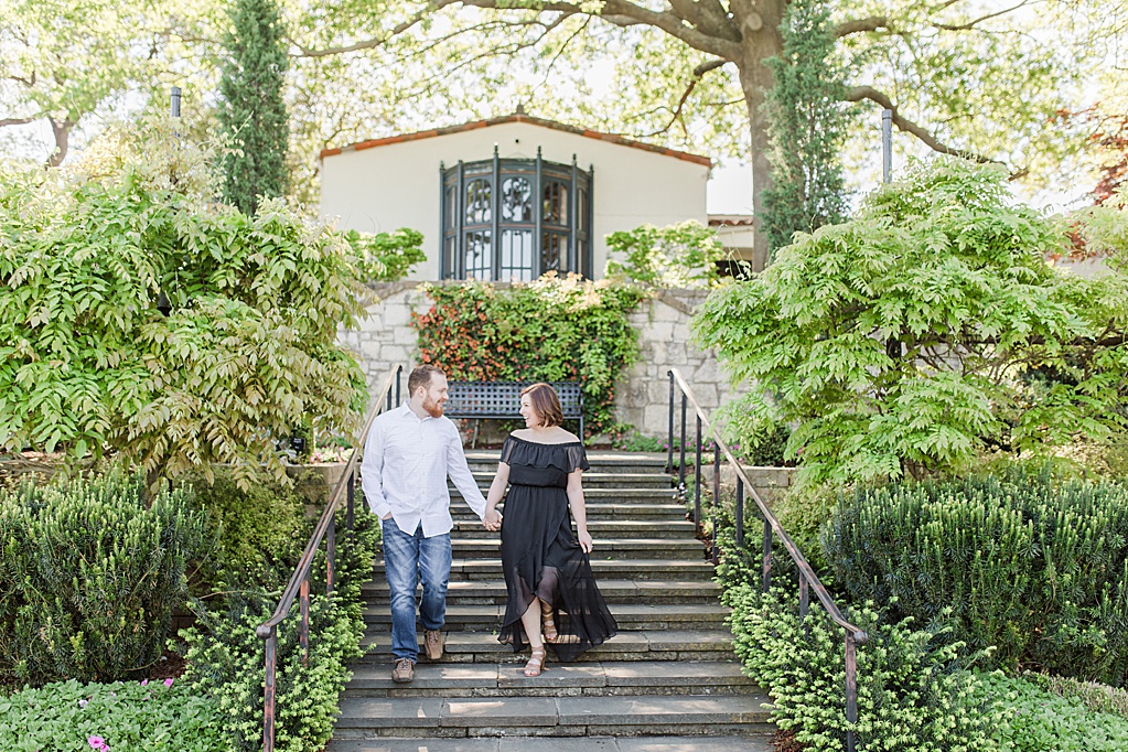 Dallas Engagement Session at Dallas Arboretum and Botanical Gardens in the Spring 0009