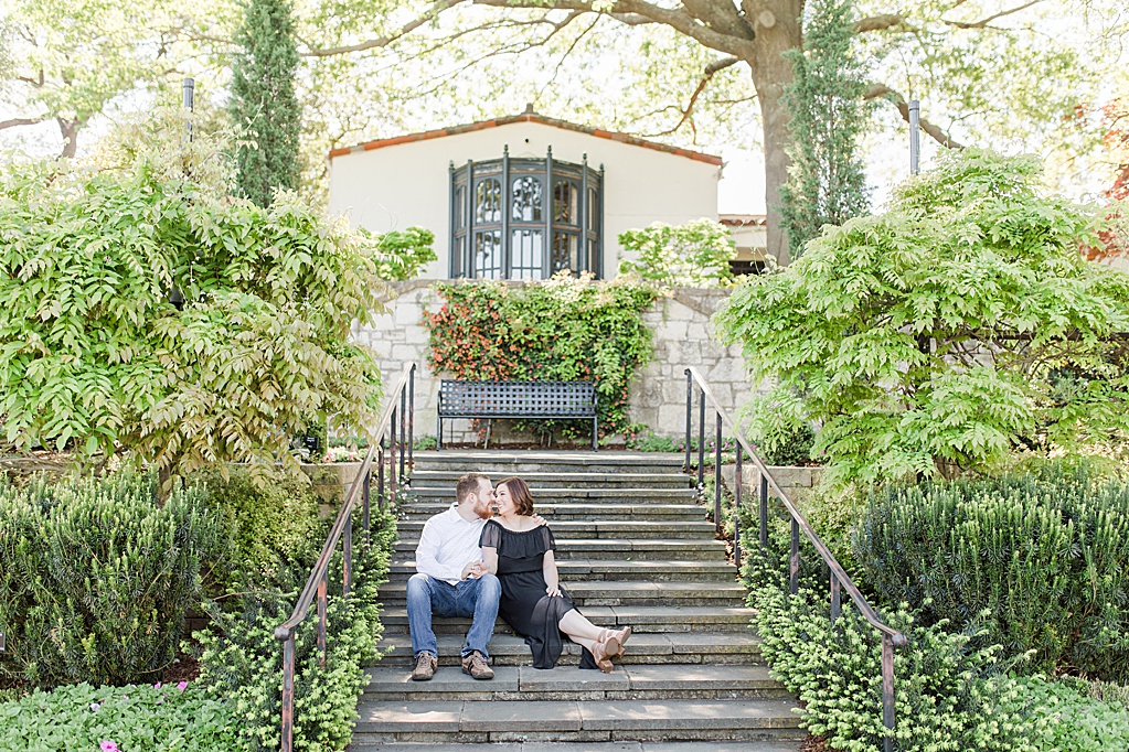 Dallas Engagement Session at Dallas Arboretum and Botanical Gardens in the Spring 0023