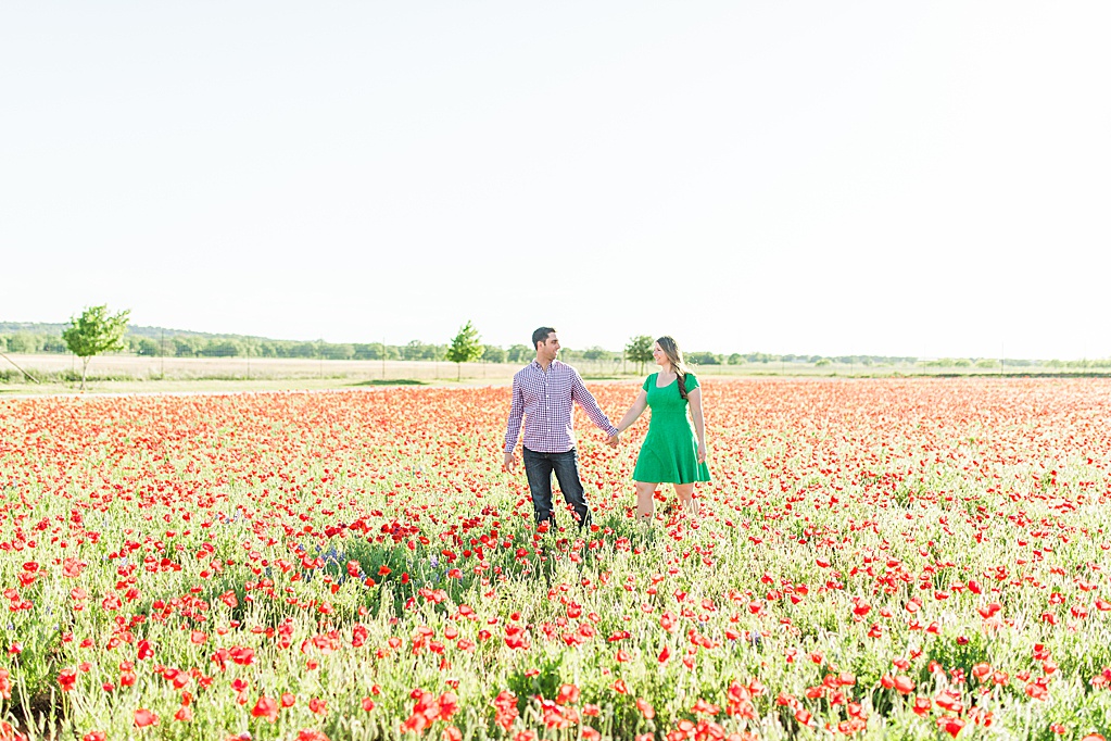 Engagement Photos in Fredericksburg Texas with wildflowers at the wildseed farms 0013