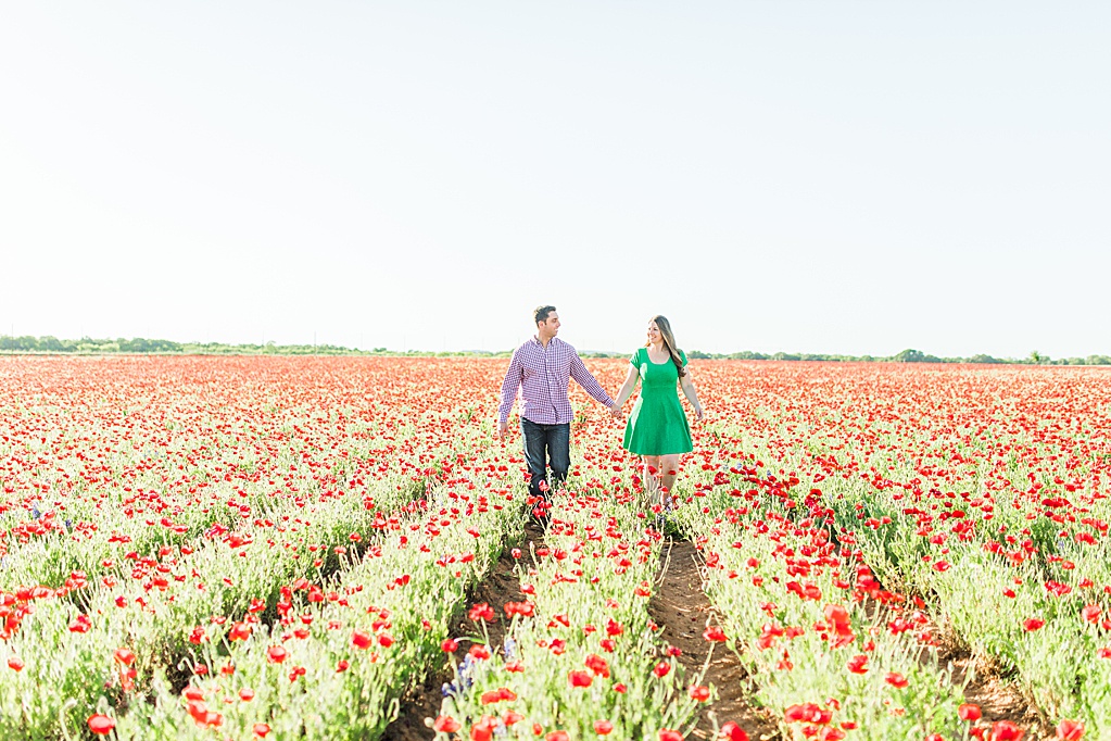 Engagement Photos in Fredericksburg Texas with wildflowers at the wildseed farms 0018
