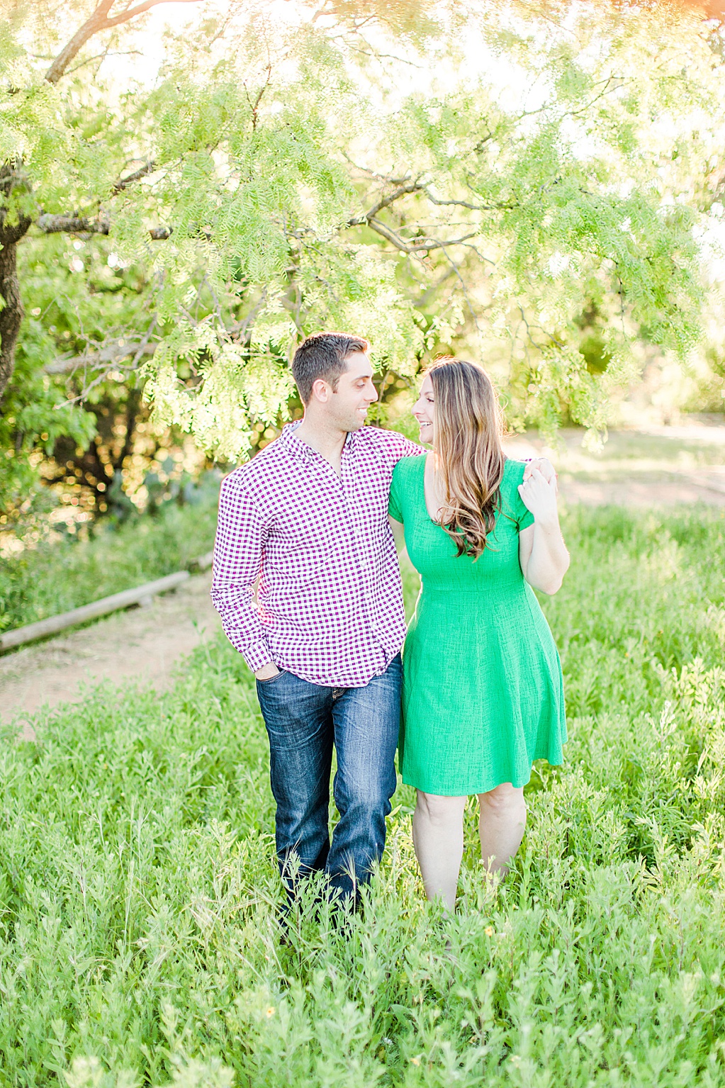 Engagement Photos in Fredericksburg Texas with wildflowers at the wildseed farms 0021