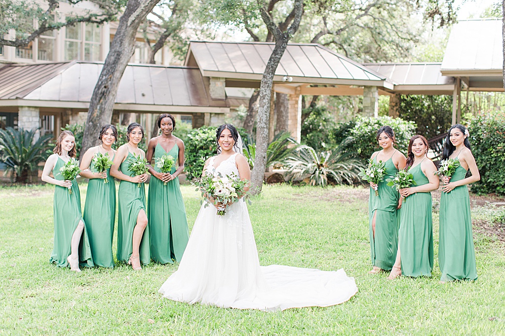 Spring Wedding at The Club at Garden Ridge in San Antonio Texas Featuring romantic greenery 0029