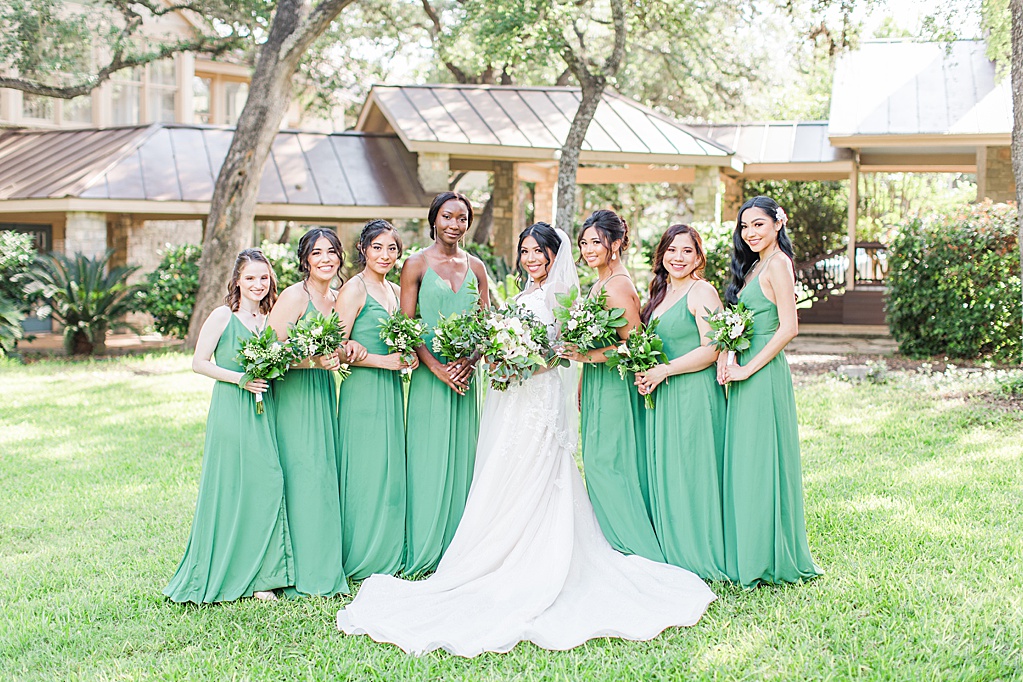 Spring Wedding at The Club at Garden Ridge in San Antonio Texas Featuring romantic greenery 0033
