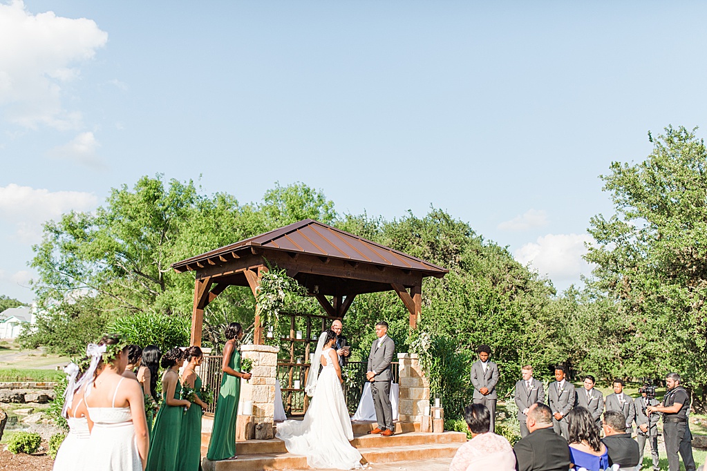 Spring Wedding at The Club at Garden Ridge in San Antonio Texas Featuring romantic greenery 0072