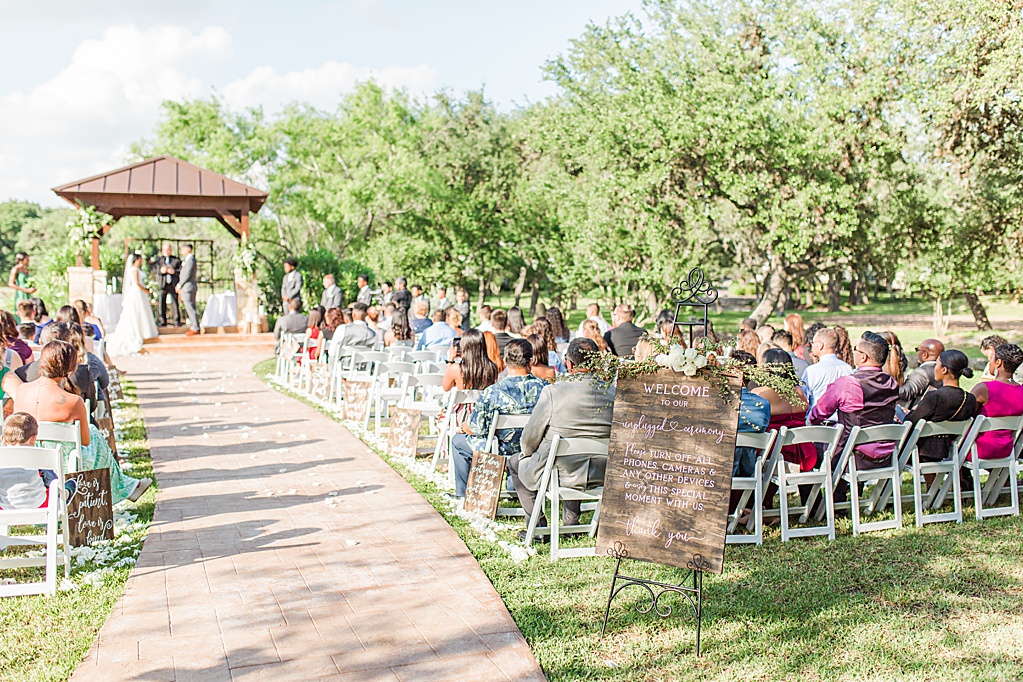Spring Wedding at The Club at Garden Ridge in San Antonio Texas Featuring romantic greenery 0073