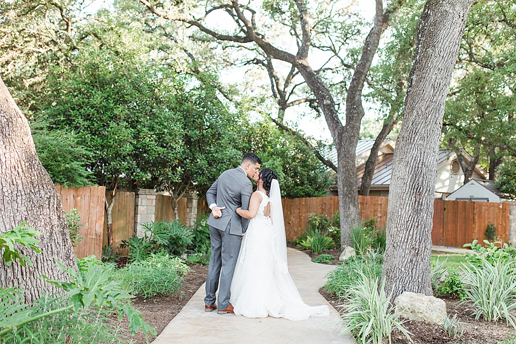 Spring Wedding at The Club at Garden Ridge in San Antonio Texas Featuring romantic greenery 0087